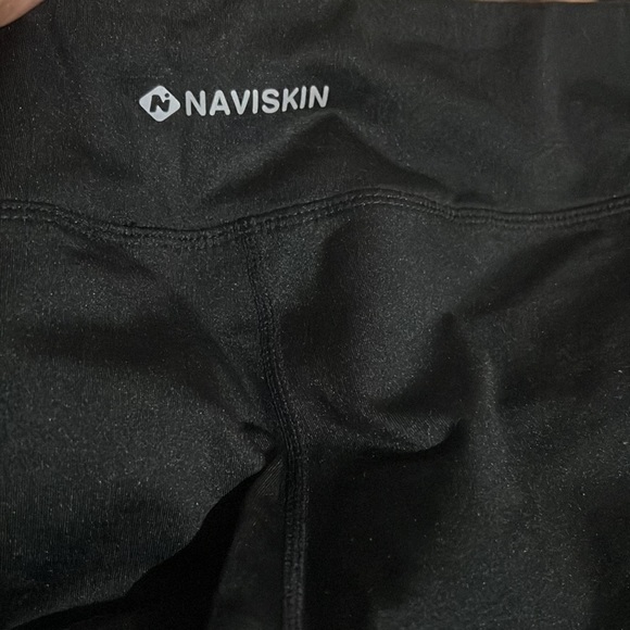 XXL Naviskin Fleece Lined Yoga Leggings Black NWOT - Picture 6 of 6